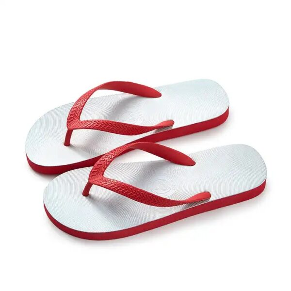 2 Vogel teenslippers rood