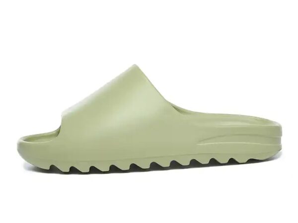 2 Vis Badslippers Slides Groen