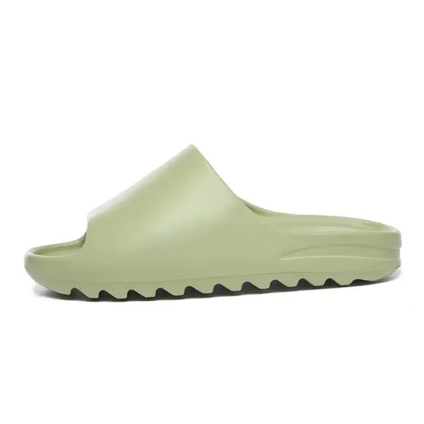 2 Vis Badslippers Slides Groen